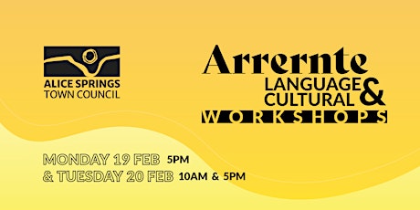 Arrernte Language & Cultural Workshop, Mon @ 5:00pm primary image