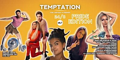 Temptation Pride Edition, 24.8. , Lana Delicious & DJCK, Konsi, uvm,Münster primary image