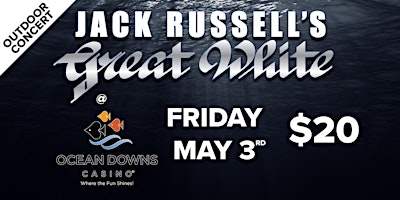 Jack Russell's Great White at Ocean Downs Casino primary image