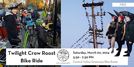 Imagem principal do evento 2024 Twilight Crow Roost Bike Ride