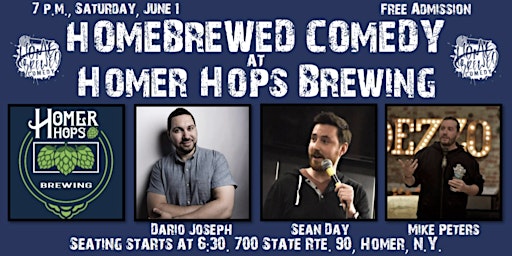 Homebrewed Comedy at Homer Hops Brewing primary image
