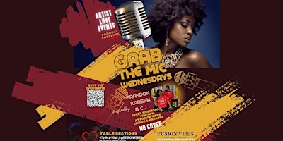 Grab The Mic Karaoke Night Every Wednesday 7pm-11pm|No Cover Charge primary image