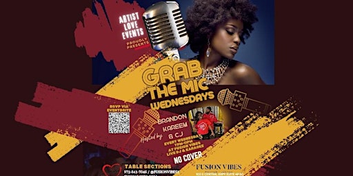 Imagem principal de Grab The Mic Karaoke Night Every Wednesday 7pm-11pm|No Cover Charge