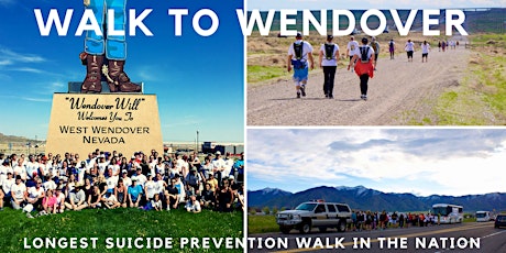 100 MILE WALK TO WENDOVER - LONGEST SUICIDE PREVENTION WALK IN THE NATION primary image