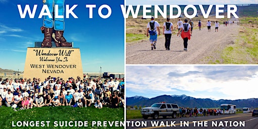 Imagem principal do evento 100 MILE WALK TO WENDOVER - LONGEST SUICIDE PREVENTION WALK IN THE NATION