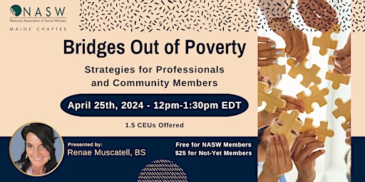 Imagen principal de Bridges out of Poverty - Strategies for Professionals and Community Members