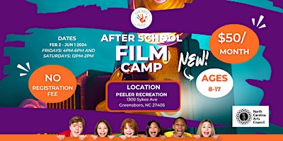 Primaire afbeelding van After School Weekend Film Camp