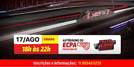 Imagem principal do evento TRACK NIGHT - AUTÓDROMO DO ECPA (PIRACICABA) 17.08.2019