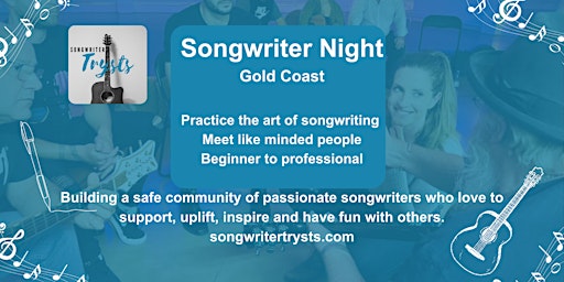 Primaire afbeelding van Songwriter Trysts - Songwriting Night