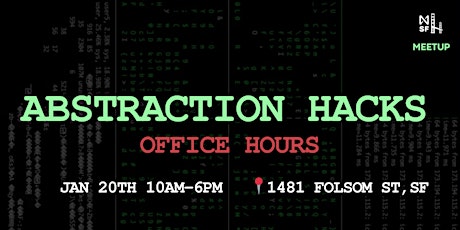 Abstracting Hacks Office Hours primary image