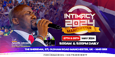 `Intimacy Crusade Manchester 2024