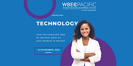 WBEC Pacific Industry Day - Technology primary image