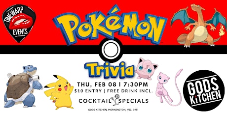 Pokémon Trivia ~ Thursday Feb 8th primary image