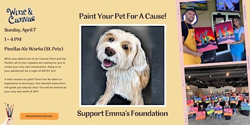 Pinellas Paint Your Pet – A Paw-Some Fundraiser primary image