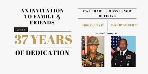 Hauptbild für Legacy of Service: CW5 Charles Moss' 37-Year Retirement Celebration