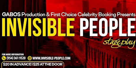 Invisible People Stage Play primary image