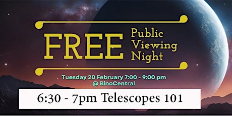 FREE Astronomy/Telescope Viewing Night primary image
