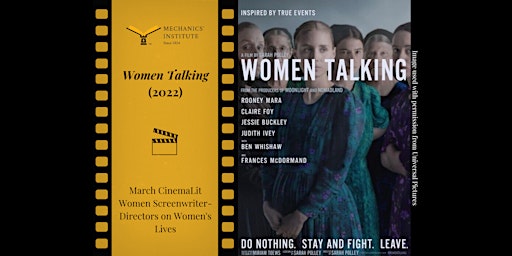 Imagem principal do evento CinemaLit - Women Talking (2022)
