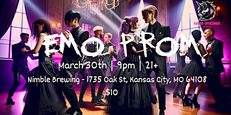 Emo Prom - TICKET IS ON CHEDDAR UP