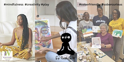 Imagen principal de Sip, Paint, Center: Sober-Friendly Fridays for Creativity & Mindfulness