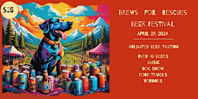 Imagem principal do evento Brews for Rescues 2024