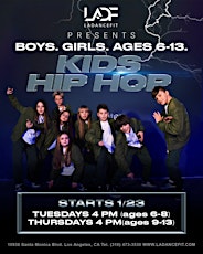 Kids Hip Hop Classes in West Los Angeles!