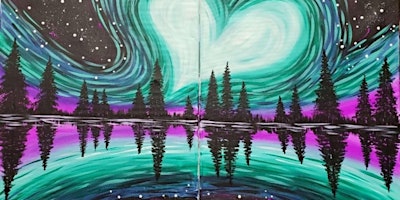 Imagem principal do evento Northern Love Lights (Date Night) - Paint and Sip by Classpop!™