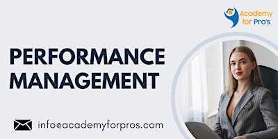 Hauptbild für Performance Management 1 Day Training in Boston, MA
