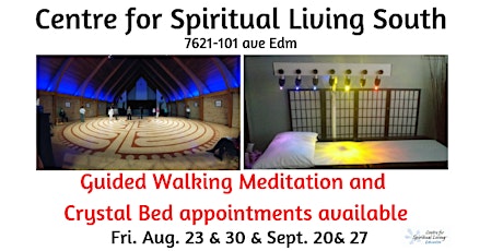Guided Walking Meditation and Chakra Aligning Crystal Bed open primary image