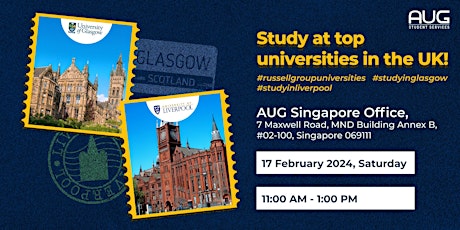 Study at top universities in the UK! - 17 February 2024  primärbild