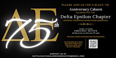 Imagen principal de Delta Epsilon 75th Anniversary Cabaret