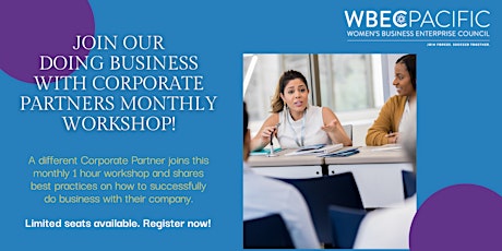 Doing Business with Corporate Partner Workshops