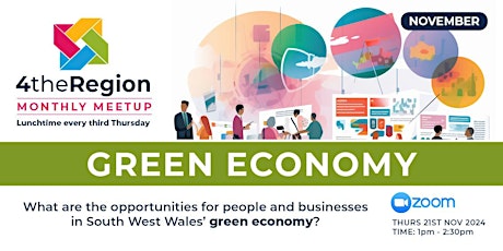 4theRegion Monthly Meetup - Green Economy! primary image