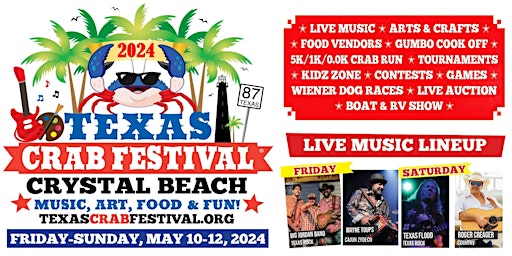 Image principale de 2024 Texas Crab Festival