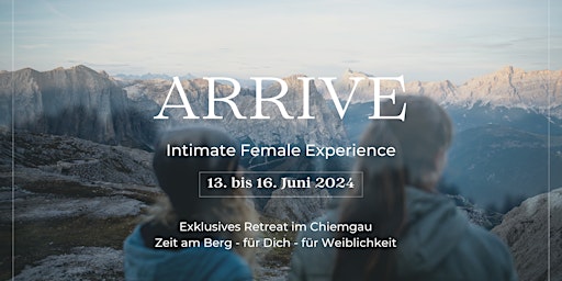 Imagem principal do evento ARRIVE - Intimate Female Experience