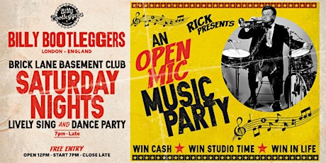 Open Mic Saturday | WIN £200 / London / Shoreditch / Waterloo