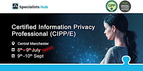 IAPP Certified Information Privacy Professional (CIPP/E) Course and 1 Year Membership primary image