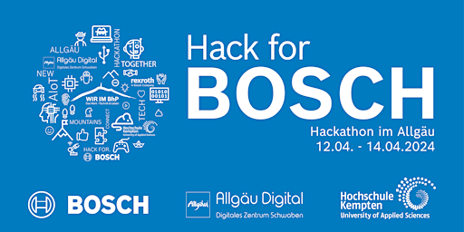 Immagine principale di Hack for Bosch 2024 – Der Hackathon im Allgäu 