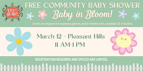 Free Community Baby Shower - Pleasant Hills primary image