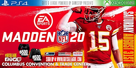 $1000 Madden 20 PS4 & Xbox One Tournament primary image