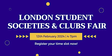 Hauptbild für London Student Societies & Clubs Fair 2024 (February Edition)