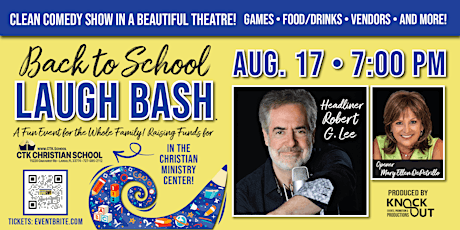 Back to School LAUGH BASH Clean Comedy Event!