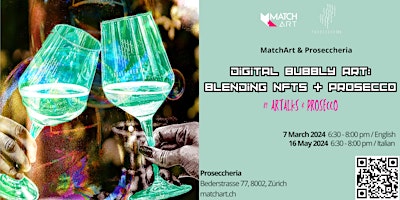 Imagem principal do evento Digital Bubbly Art: Blending NFTs & Prosecco