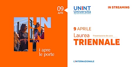 Presentazione in diretta streaming - corsi di laurea triennale primary image