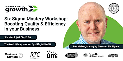 Six Sigma Mastery Workshop: Boosting Quality & Efficiency in Your Business primary image