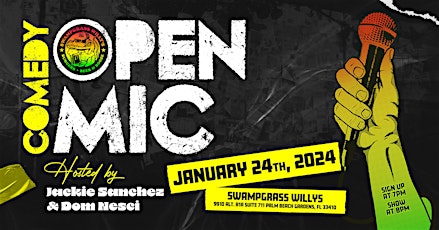 Free Comedy Open Mic Night 1/24 primary image