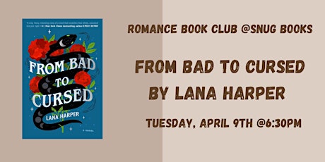April Romance Book Club - From Bad to Cursed by Lana Harper