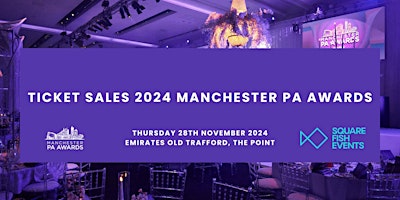 Imagem principal do evento The Manchester PA Awards Individual Ticket