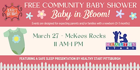 Free Community Baby Shower - McKees Rocks  primärbild