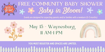 Imagem principal do evento Free Community Baby Shower - Waynesburg